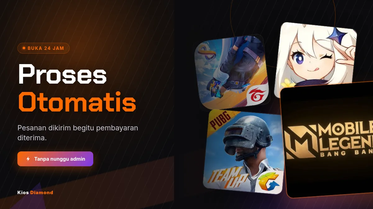Proses otomatis, buka 24 jam