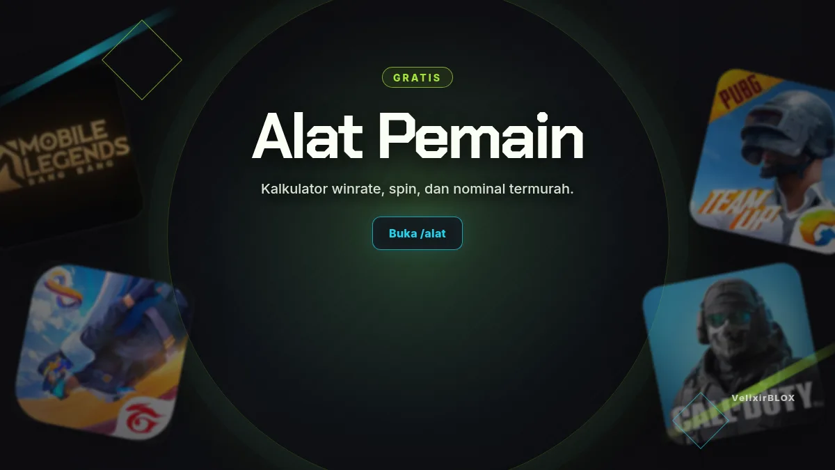 Alat pemain: kalkulator winrate, spin, dan nominal
