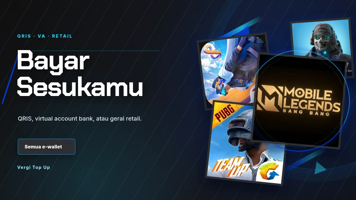 Bayar pakai QRIS, virtual account, atau gerai retail