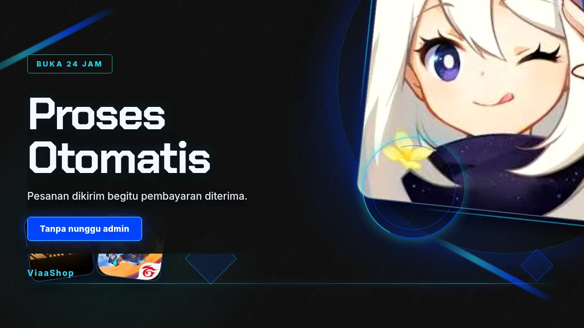 Proses otomatis, buka 24 jam