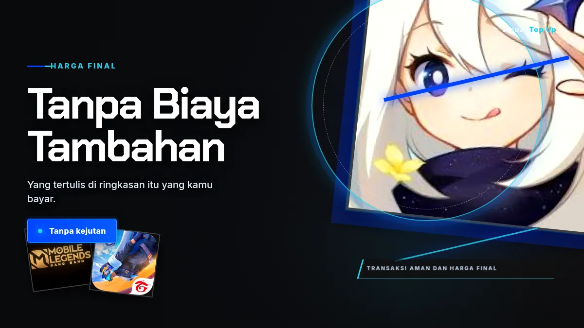 Harga final, tanpa biaya tambahan di halaman bayar