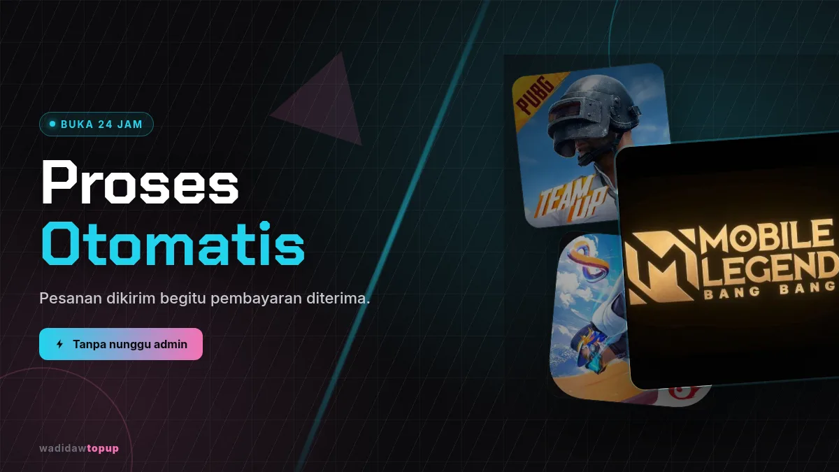 Proses otomatis, buka 24 jam