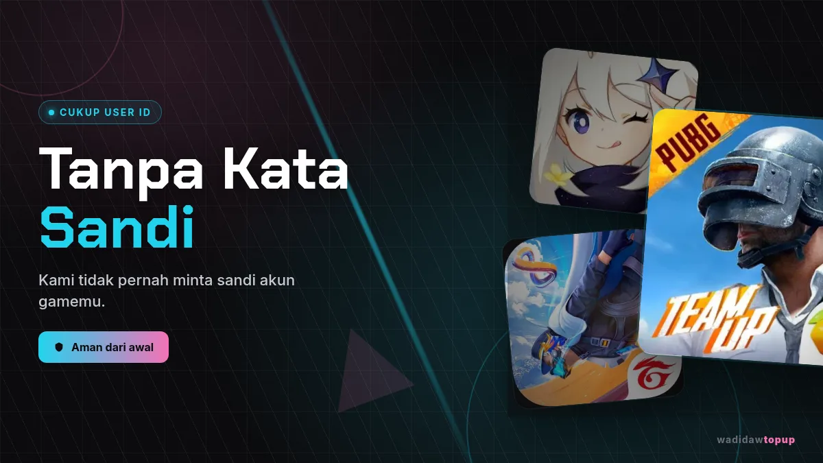 Tanpa kata sandi akun game, cukup User ID