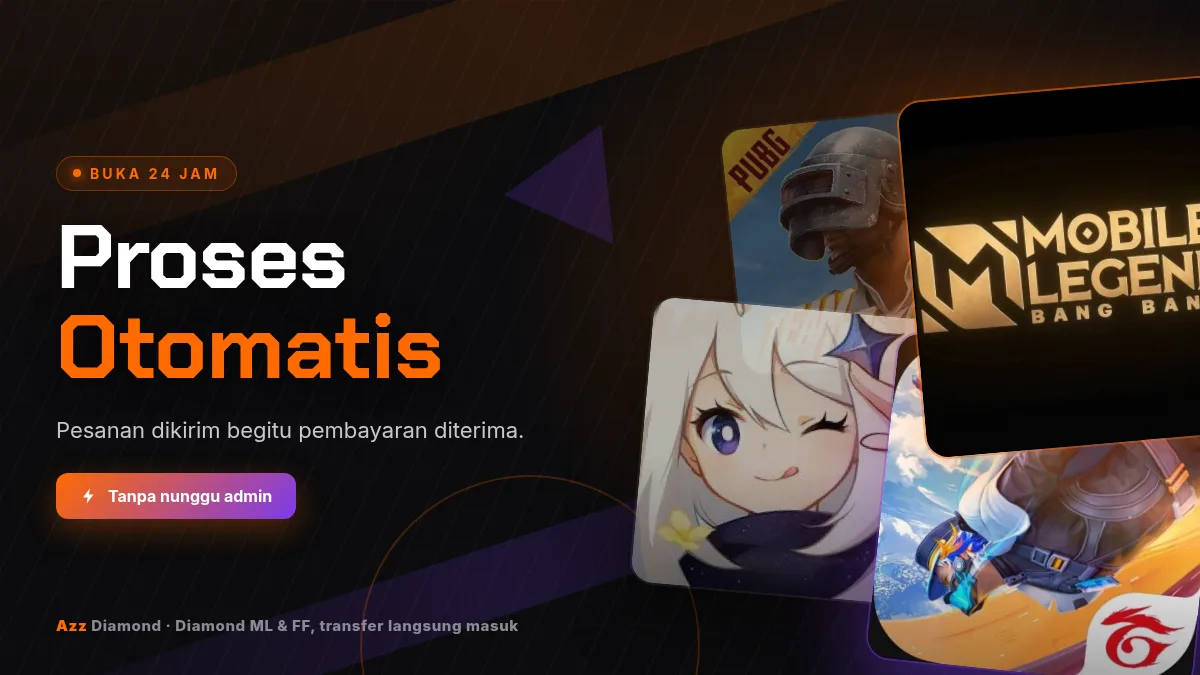 Proses otomatis, buka 24 jam