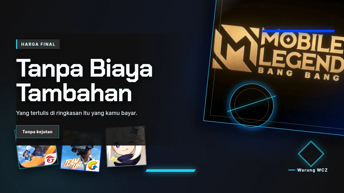 Harga final, tanpa biaya tambahan di halaman bayar