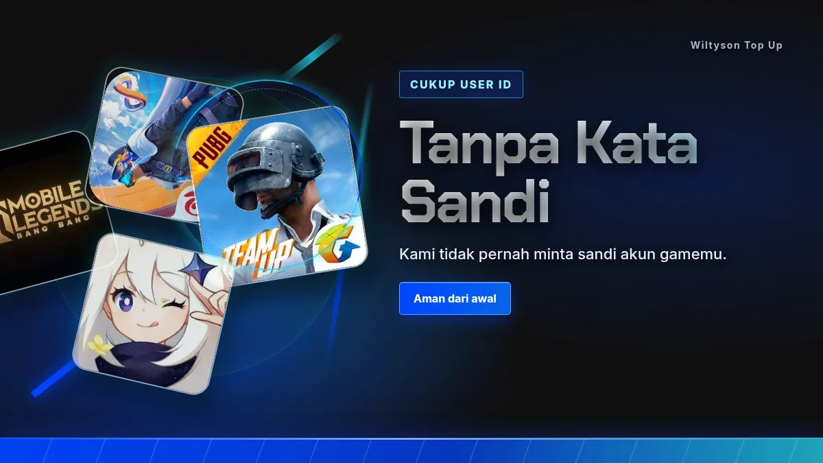 Tanpa kata sandi akun game, cukup User ID