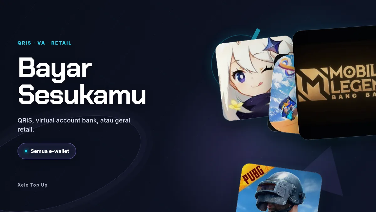 Bayar pakai QRIS, virtual account, atau gerai retail