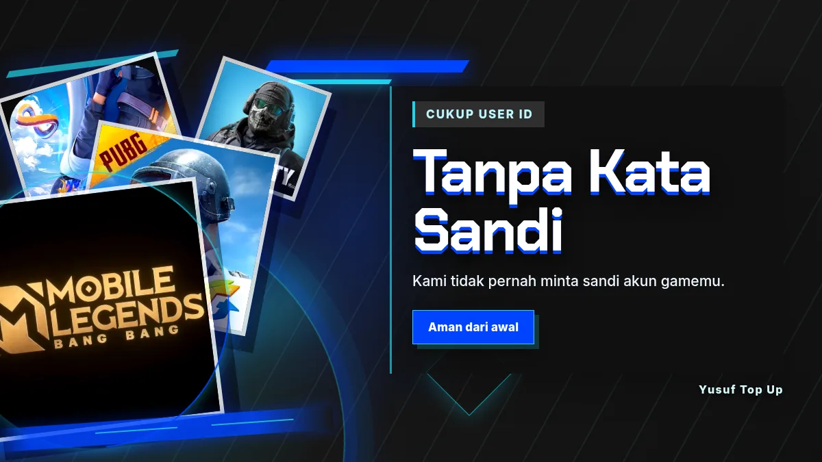 Tanpa kata sandi akun game, cukup User ID