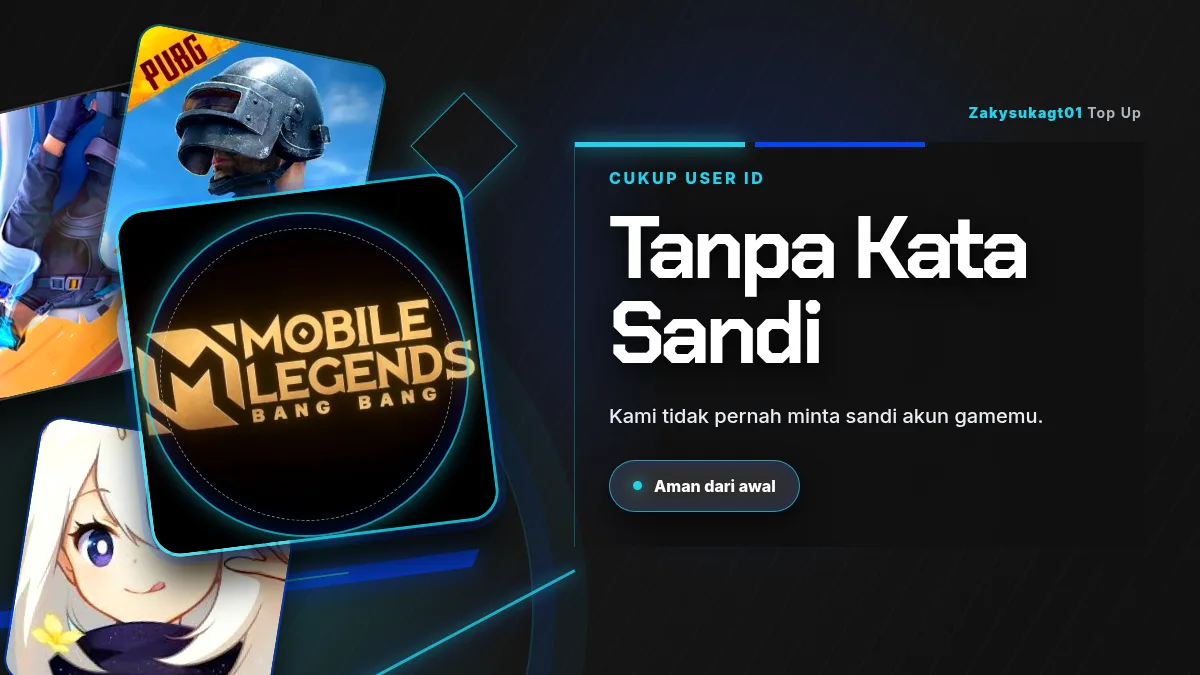 Tanpa kata sandi akun game, cukup User ID