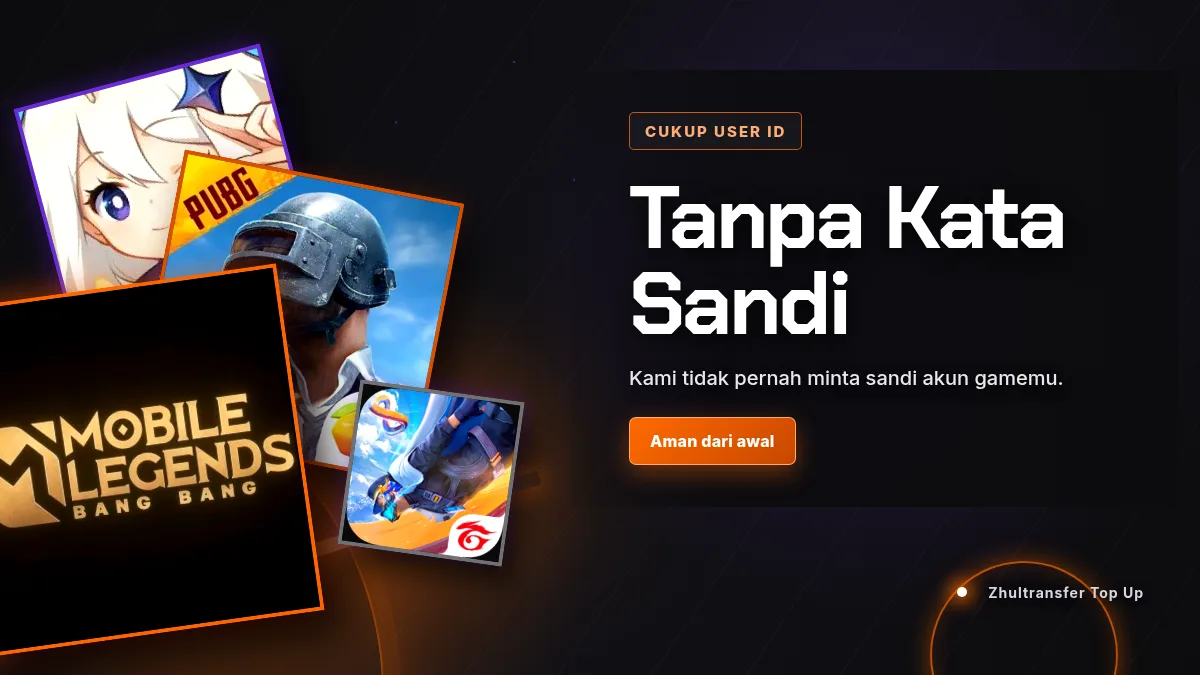 Tanpa kata sandi akun game, cukup User ID