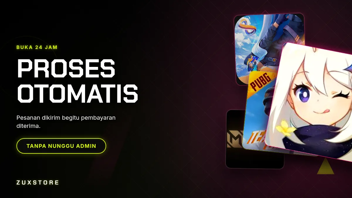 Proses otomatis, buka 24 jam
